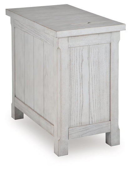 Robbinsdale - Chair Side End Table - Antique White