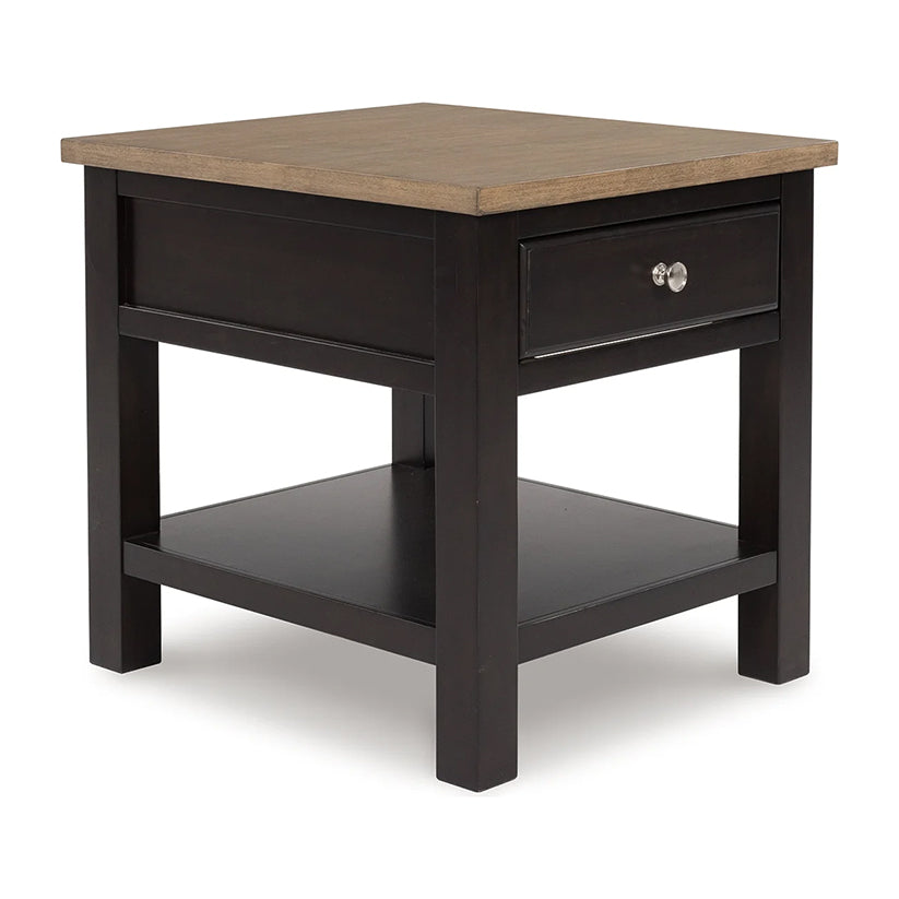 Drazmine - Brown - Rectangular End Table