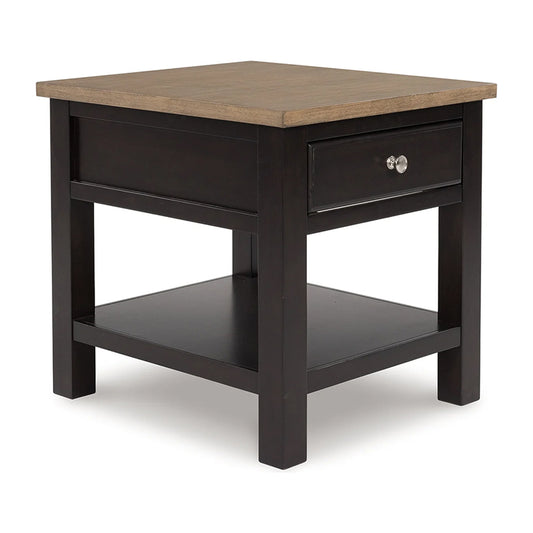 Drazmine - Brown - Rectangular End Table