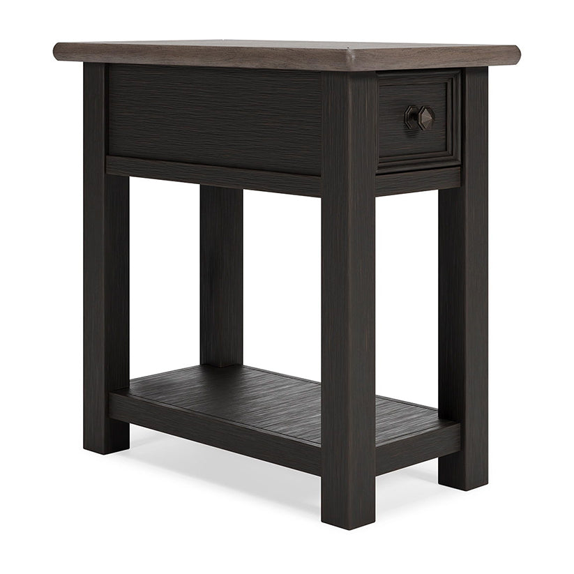 Tyler - Black / Gray - Chair Side End Table