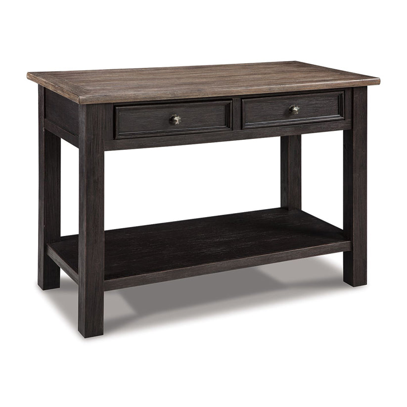 Tyler - Grayish Brown / Black - Sofa Table