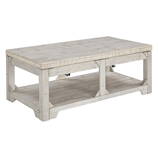 Fregine - Whitewash - Lift Top Cocktail Table