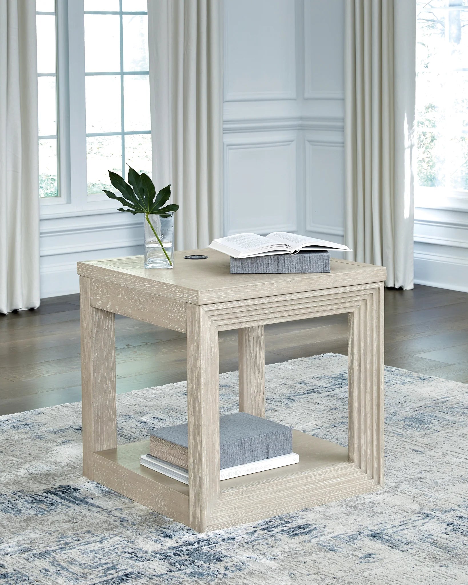 Marxhart - Bisque - Square End Table