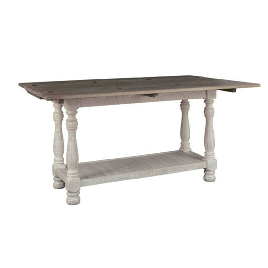 Havalance - Gray / White - Flip Top Sofa Table