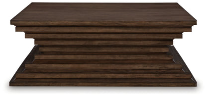 Hannodream - Warm Brown - Square Cocktail Table-2