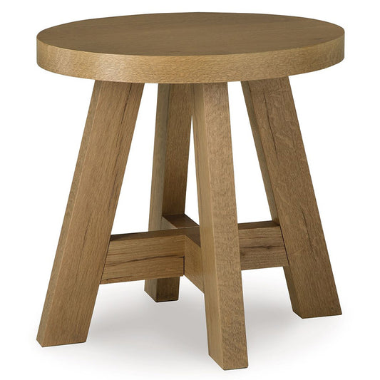 Brinstead - Light Brown - Oval End Table