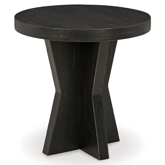 Galliden - Black - Round End Table