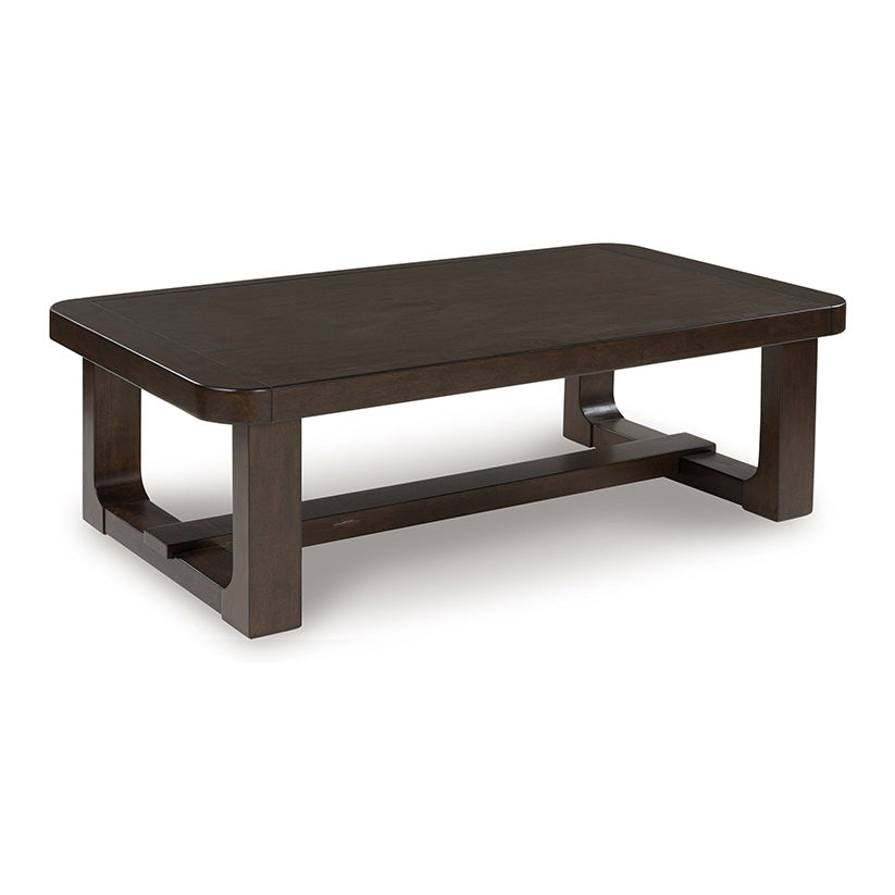 Breckington - Dark Brown - Rectangular Cocktail Table