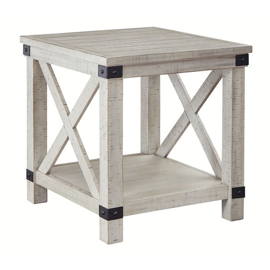 Carynhurst - Whitewash - Rectangular End Table