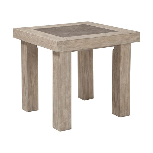 Hennington - Light Brown - Rectangular End Table