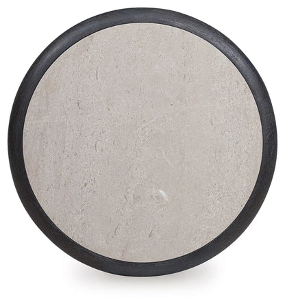 Bracken - French Black - Round End Table