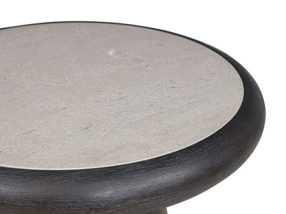 Bracken - French Black - Round End Table