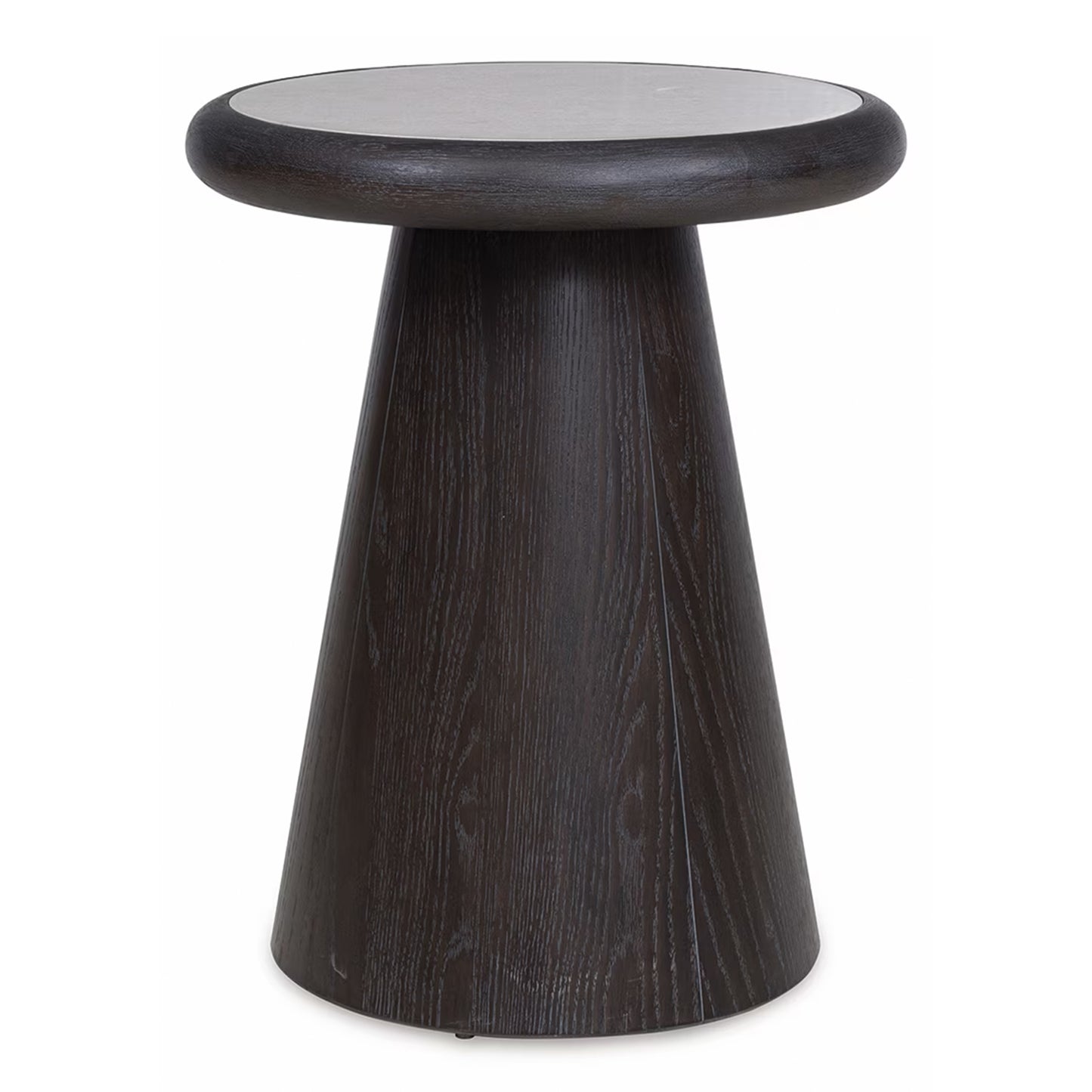 Bracken - French Black - Round End Table