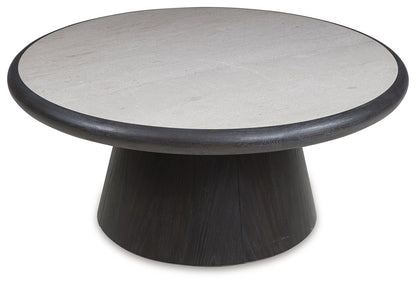 Bracken - French Black - Round Cocktail Table