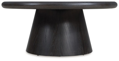 Bracken - French Black - Round Cocktail Table