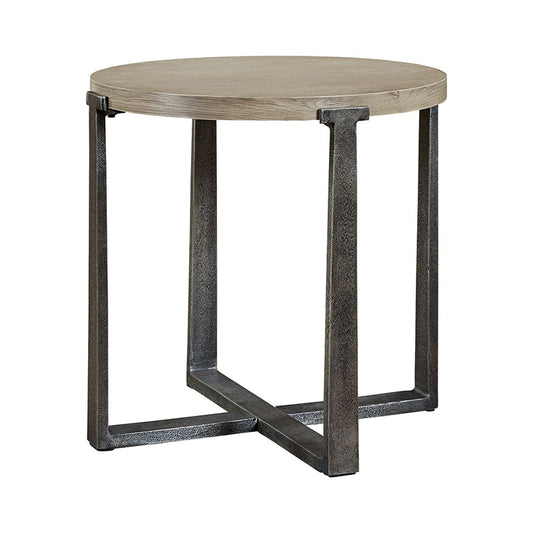 Dalenville - Gray - Round End Table