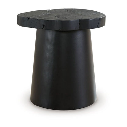 Wimbell - Black - Round End Table