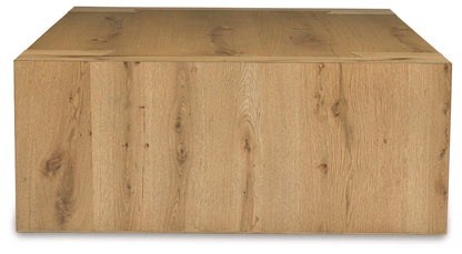 Bracken - Light Brown - Rectangular Cocktail Table