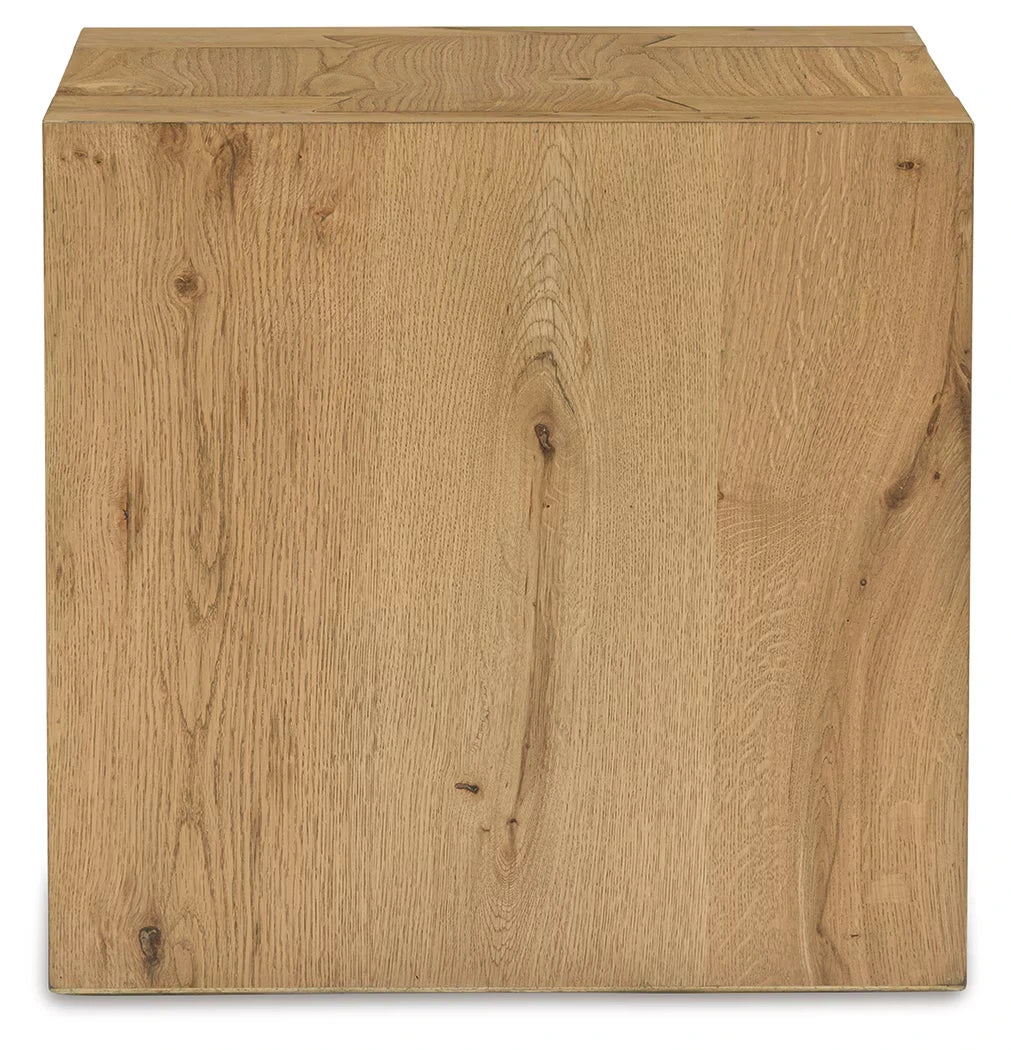 Bracken - Light Brown - Square End Table