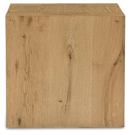 Bracken - Light Brown - Square End Table