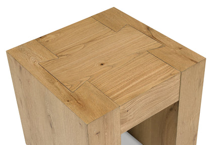 Bracken - Light Brown - Square End Table