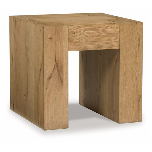 Bracken - Light Brown - Square End Table