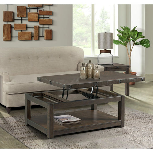 Colorado - Occasional 2 Piece Set With Coffee & End Table - Charcoal