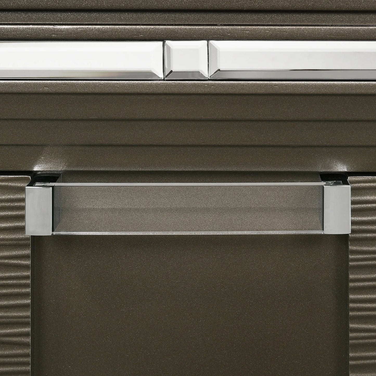 Twenty Nine - 5-Drawer Flip-Top Chest - Dark Brown