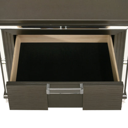 Twenty Nine - 2-Drawer Nightstand With USB - Dark Brown