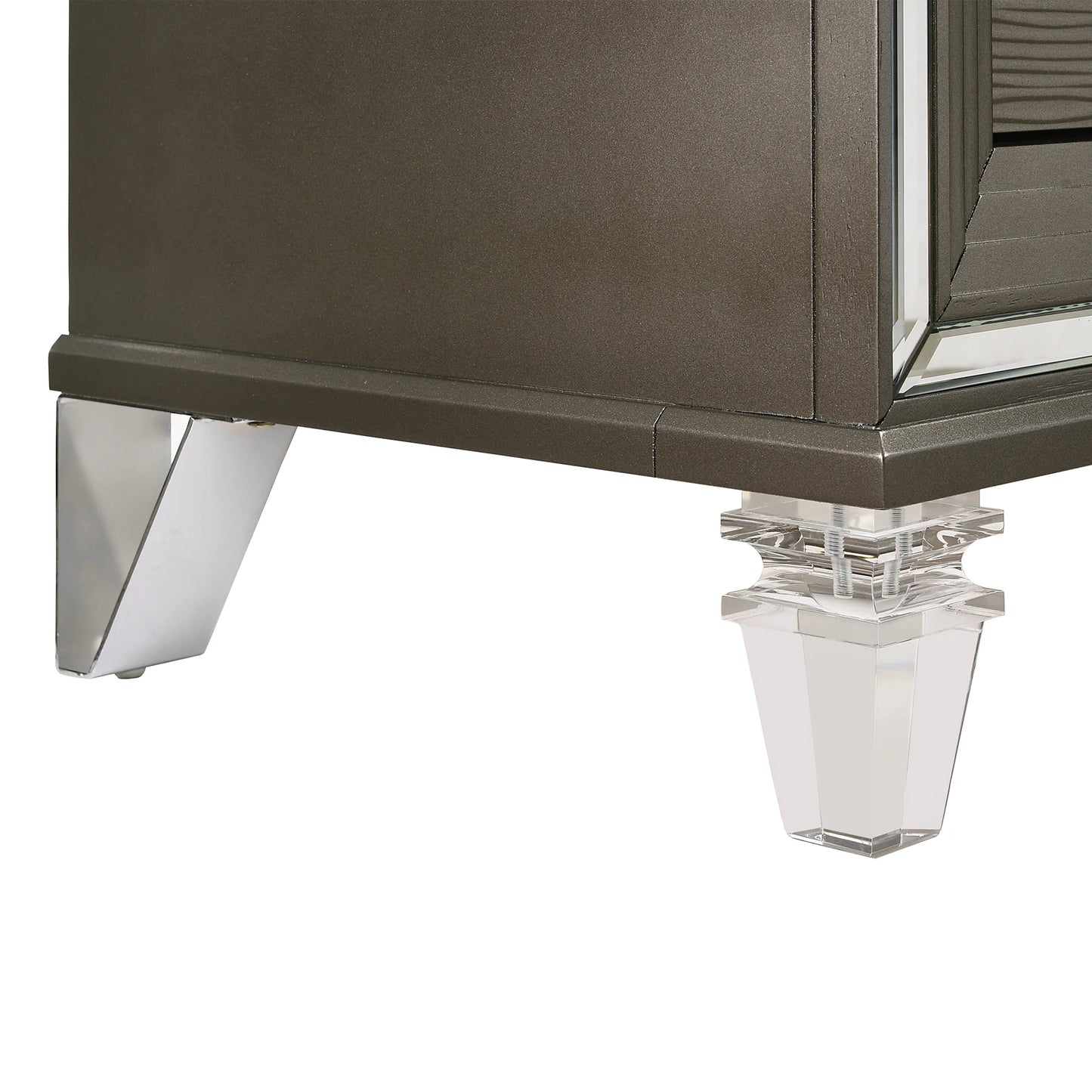 Twenty Nine - 2-Drawer Nightstand With USB - Dark Brown