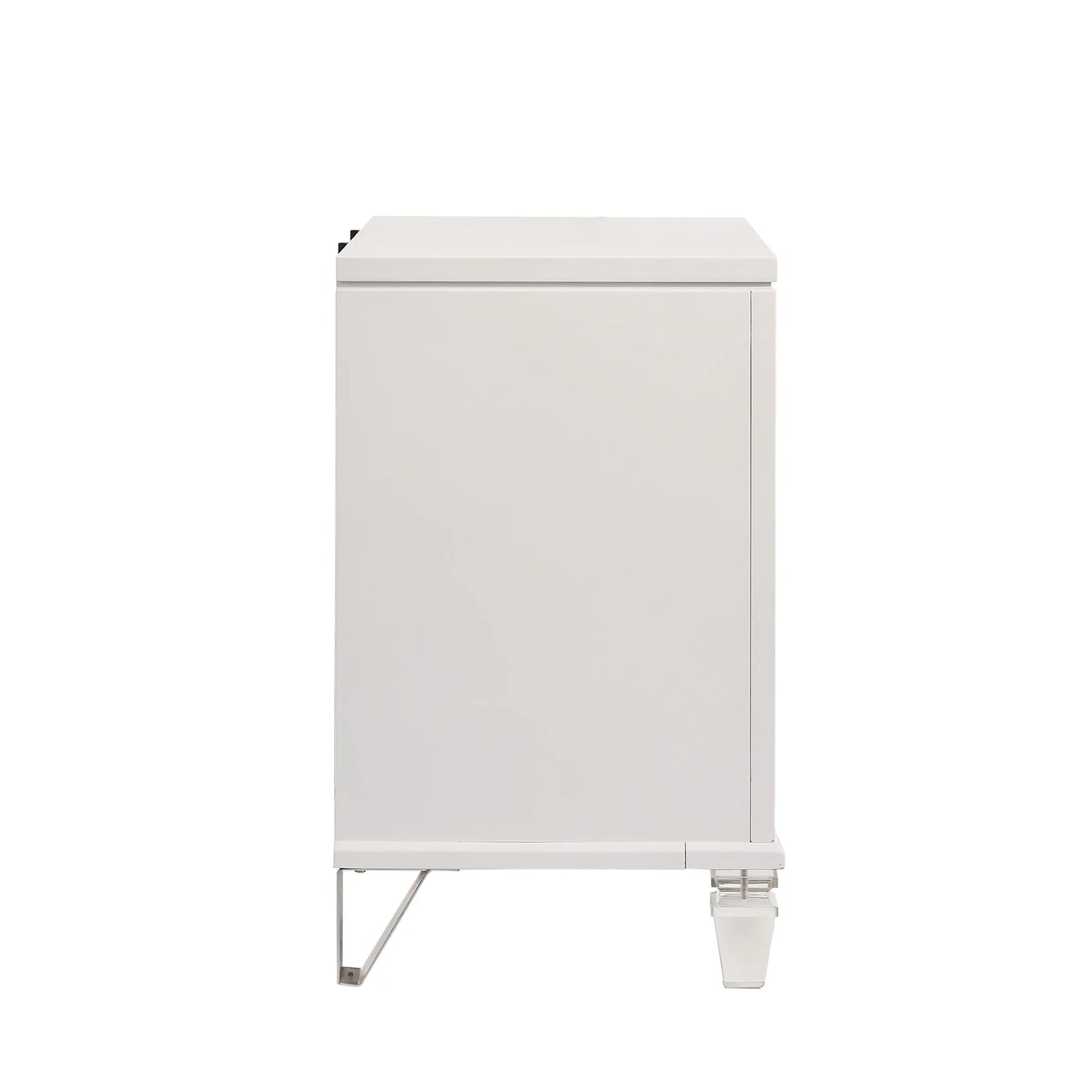 Twenty Nine - Nightstand With USB - White