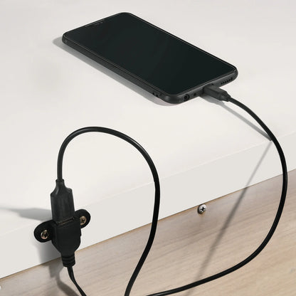 Twenty Nine - Nightstand With USB - White