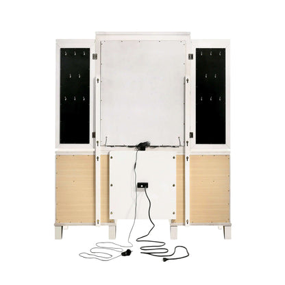 Twenty Nine - Vanity Set With Led & USB Plug - White