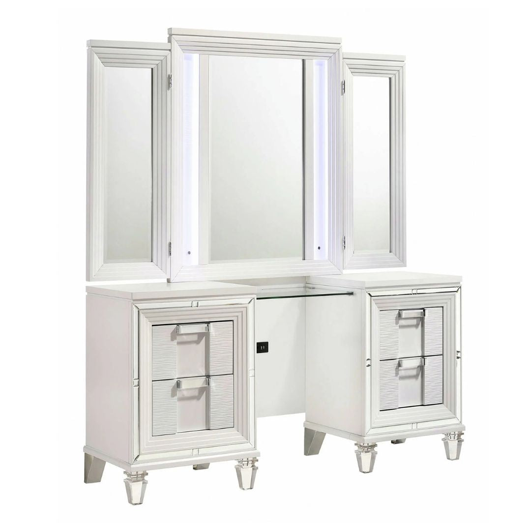 Twenty Nine - Vanity Set With Led & USB Plug - White