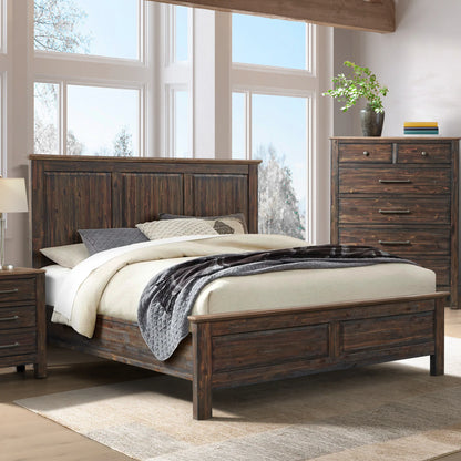 Transitions - King Standard Bed - Driftwood / Sable