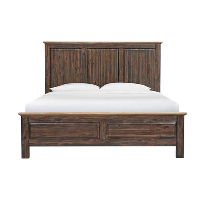 Transitions - King Storage Bed - Driftwood / Sable