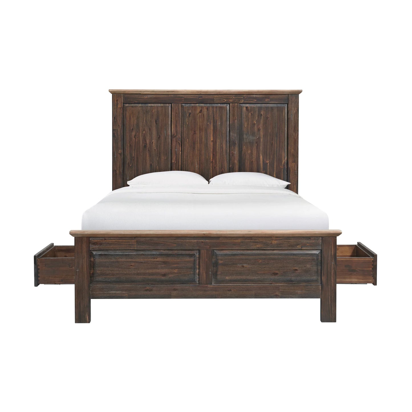 Transitions - Queen Storage Bed - Driftwood / Sable