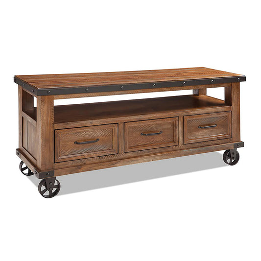 Taos - TV Console - Canyon Brown