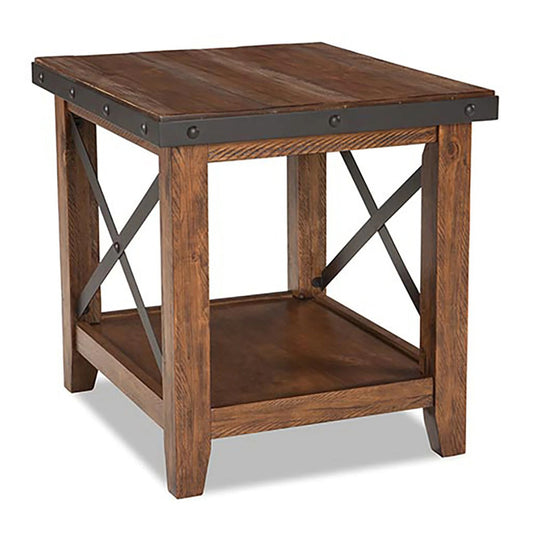 Taos - End Table - Canyon Brown