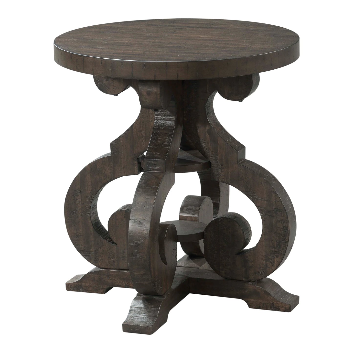 Stone - 2 Piece Occasional Set, Coffee & End Table - Dark Walnut