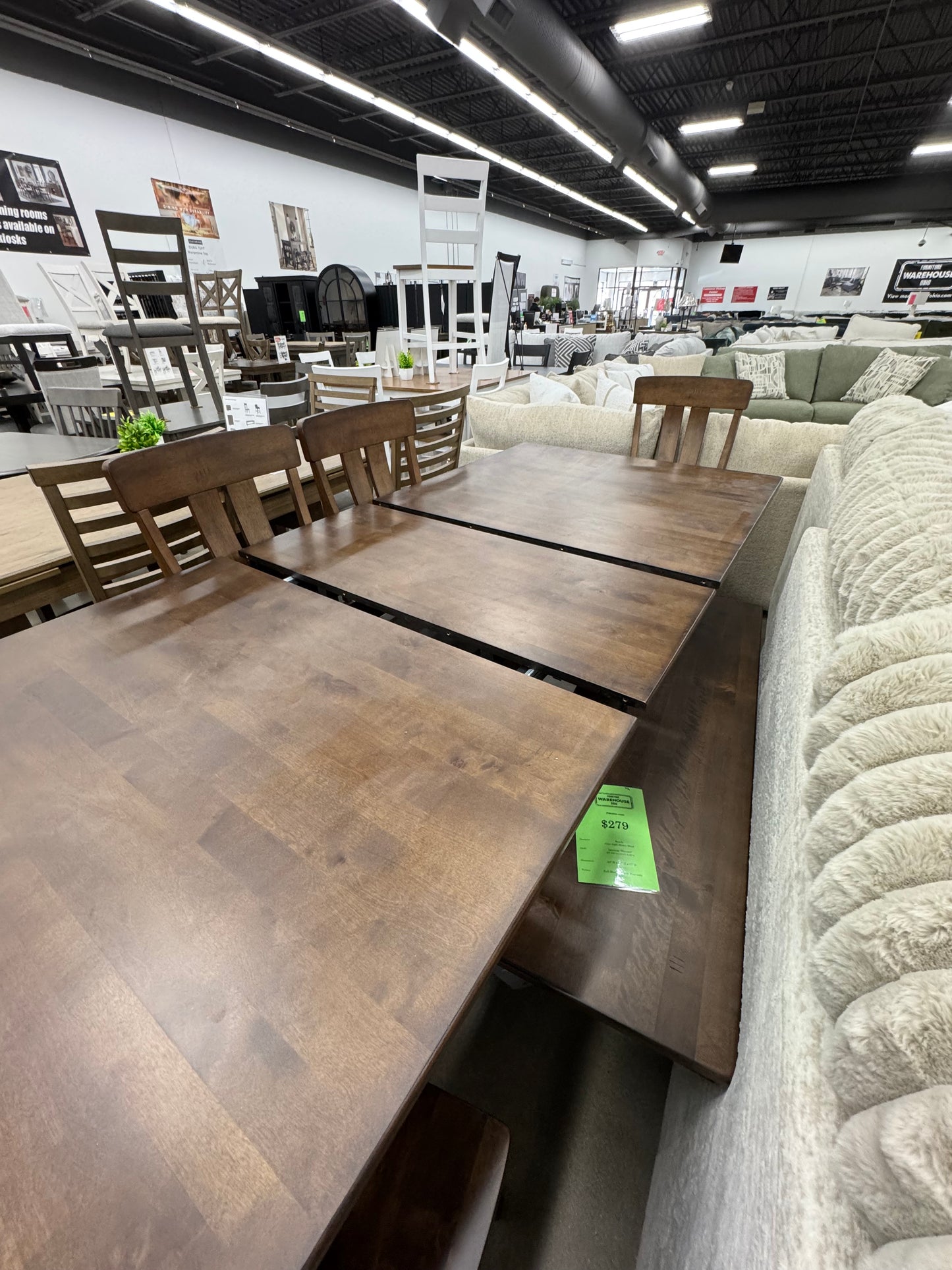 Table with 4 Chairs and Bench