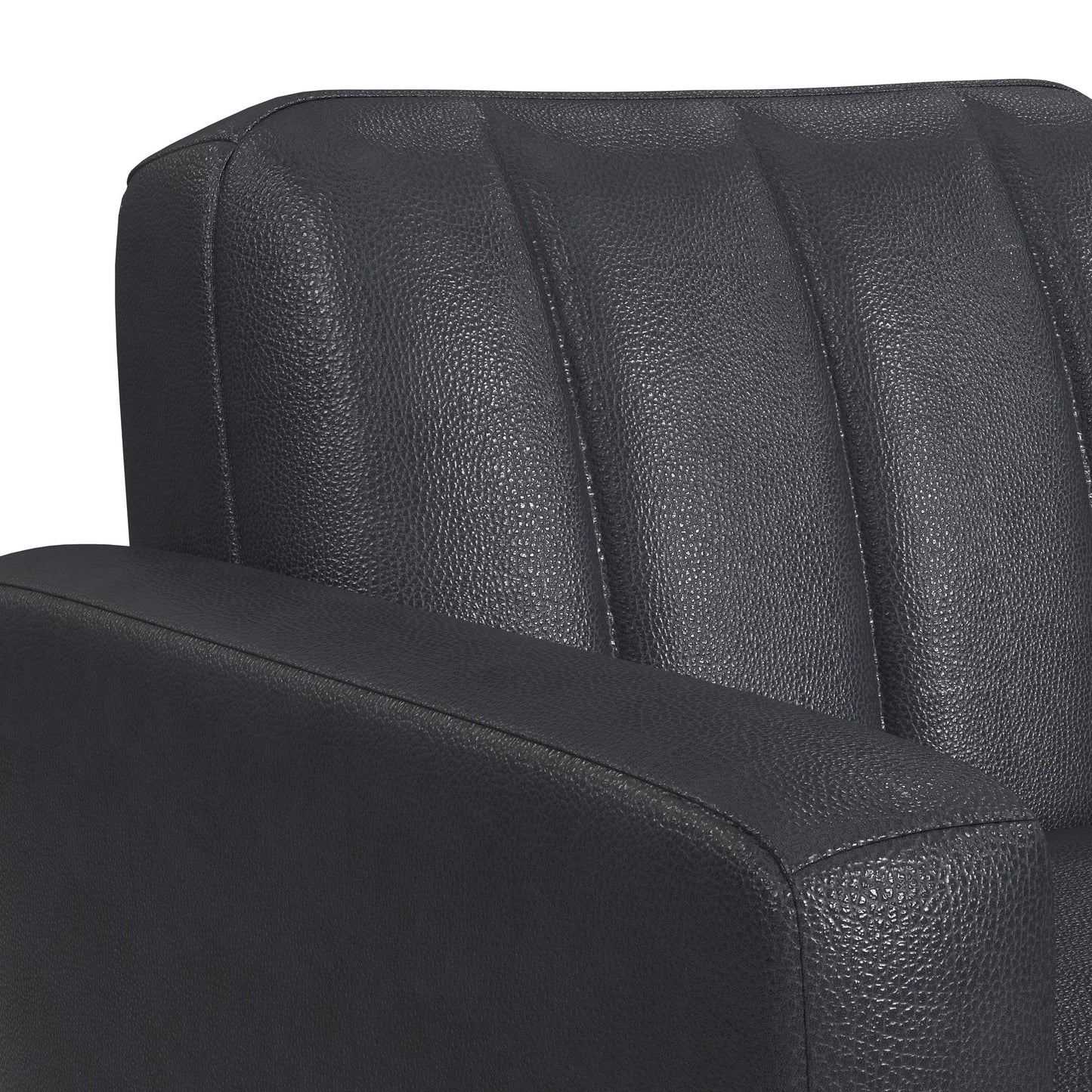 Horizon - Chair With Wood Front - Pebble Navy