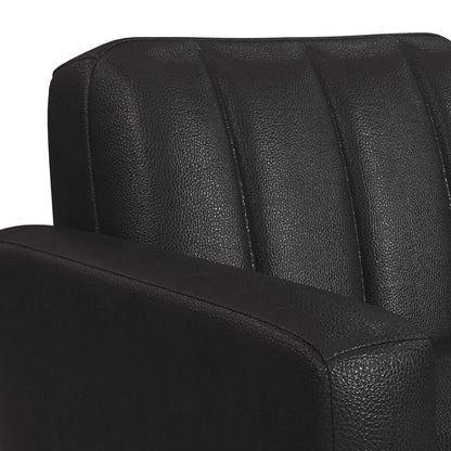 Horizon - Chair With Wood Front - Pebble Dark Gray