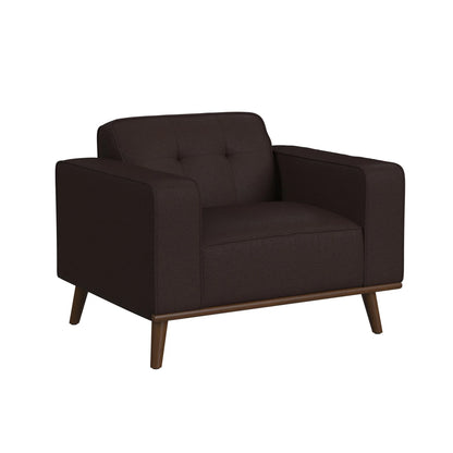 Destiny - 3 Piece Living Room Set (Sofa, Loveseat & Chair) - Pebble Brown