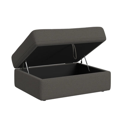 Options One - Storage Ottoman - Ash