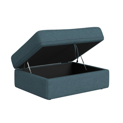 Options One - Storage Ottoman - Teal