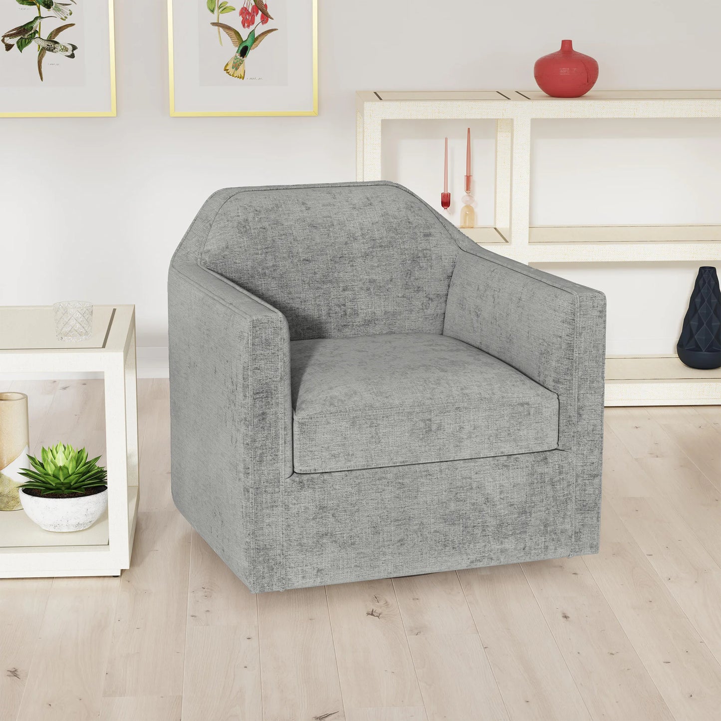 Hamlin - Swivel Chair - Cement