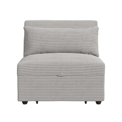 Pluto - Chair With Kidney Pillow, Klik Klak And Pop Up - Coronado Gray