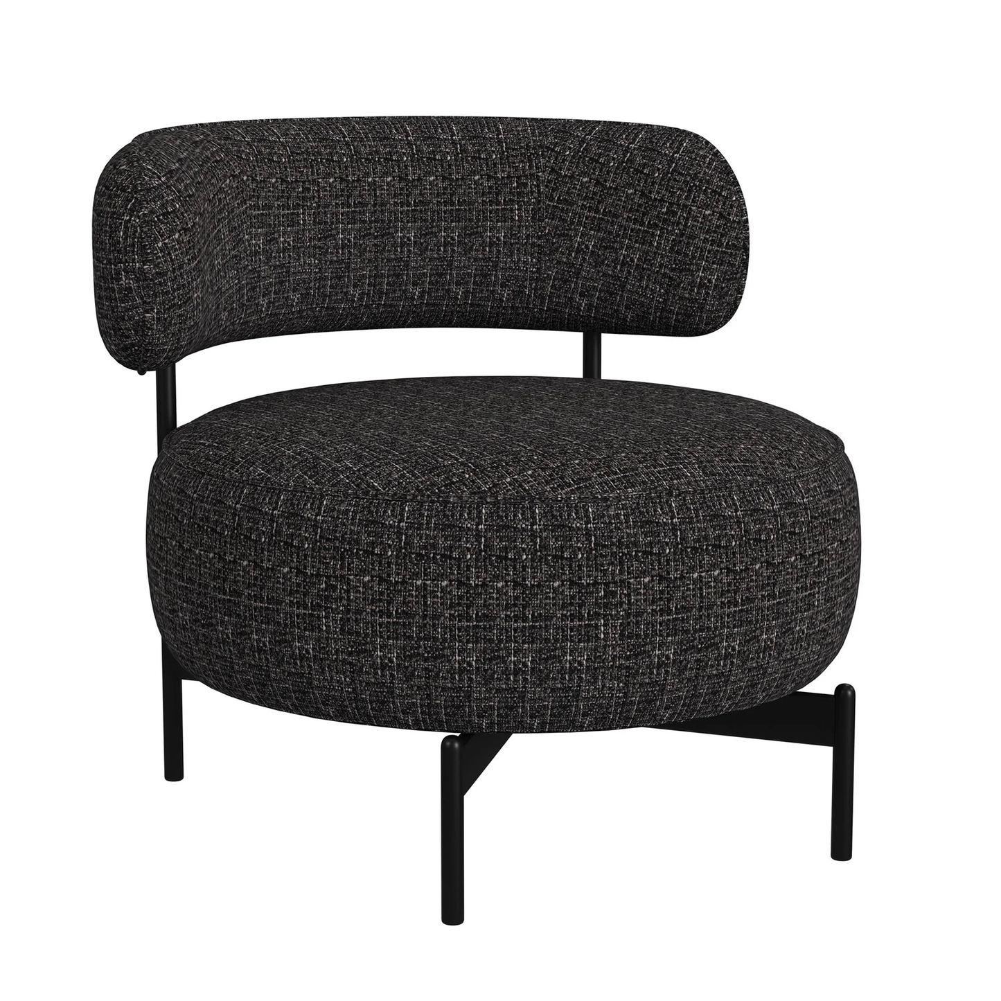 Antonia - Swivel Chair - Heron Black