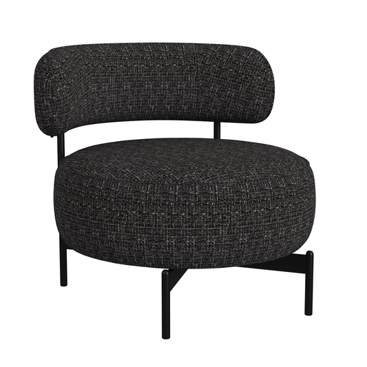 Antonia - Swivel Chair - Heron Black